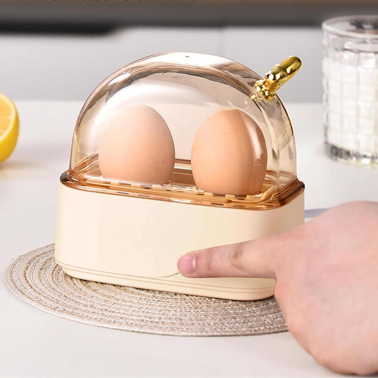 Cuiseur à Oeufs - ElectricEggBoiler™ - Beige