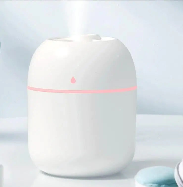 Humidificateur USB Compact et Silencieux avec Diffuseur d'Arômes
