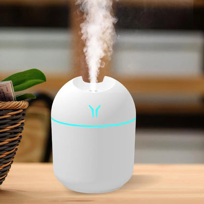 Humidificateur USB Compact et Silencieux avec Diffuseur d'Arômes