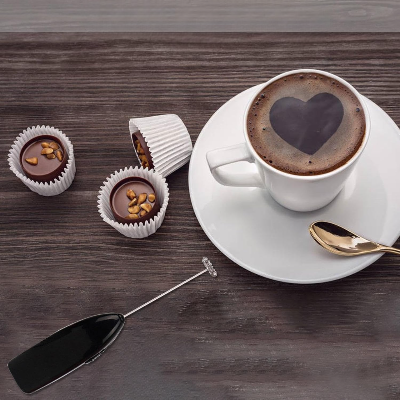 Mousseur à Lait - FoamMaster™ - Noir