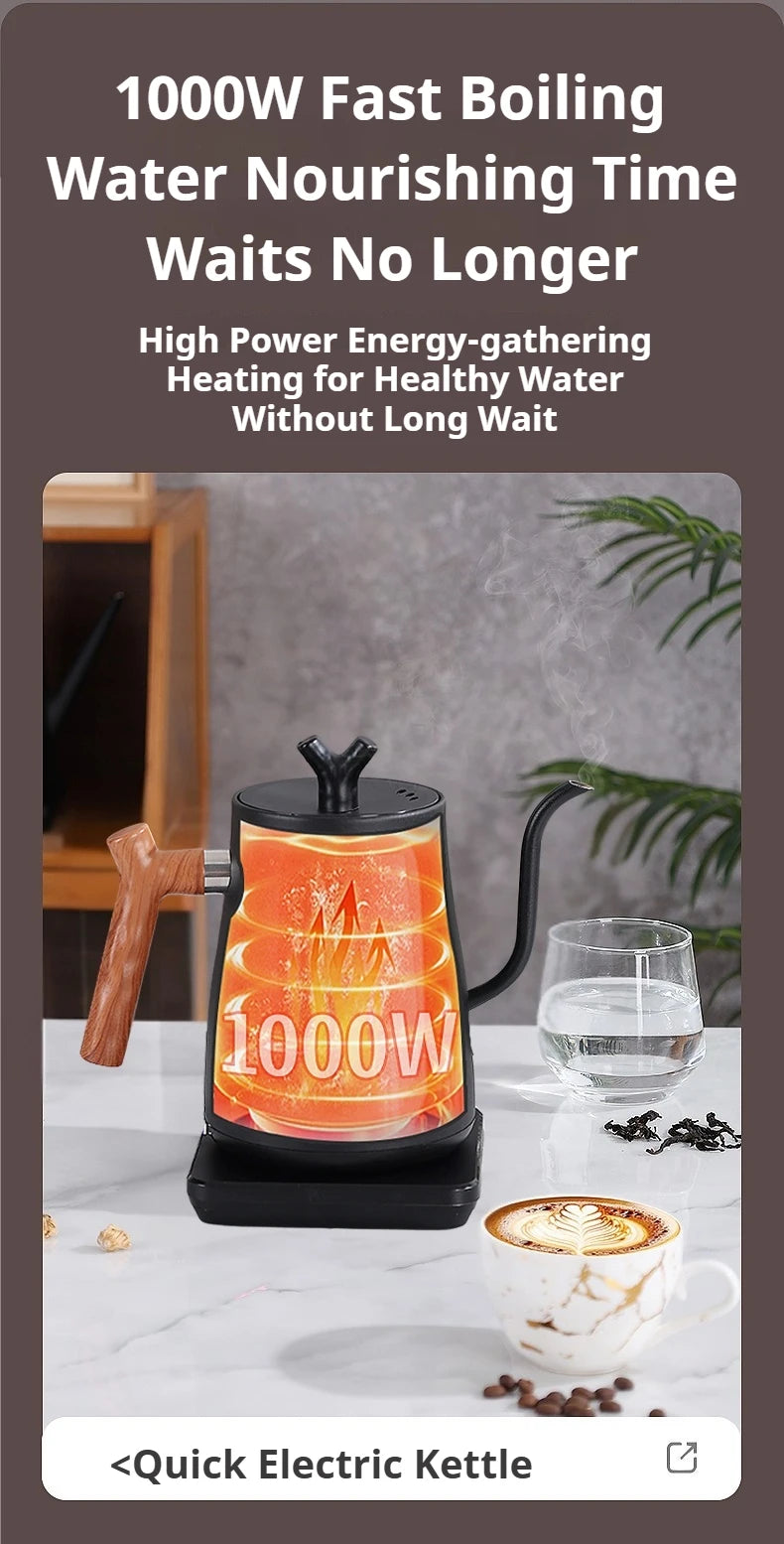 Bouilloire Électrique Intelligente 1000ml - Contrôle Température