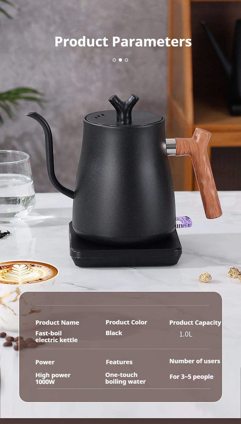 Bouilloire Électrique Intelligente 1000ml - Contrôle Température