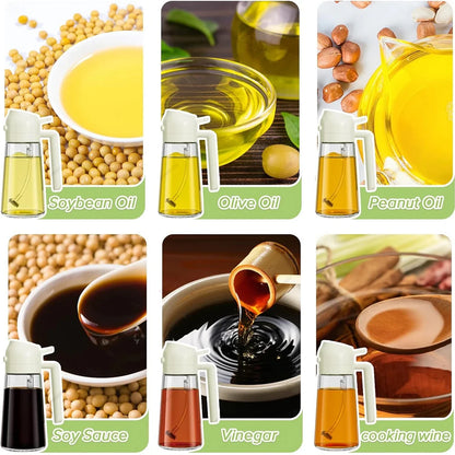 Pulvérisateur d'Huile 2-en-1 - Vaporisateur et Verseur 500ml