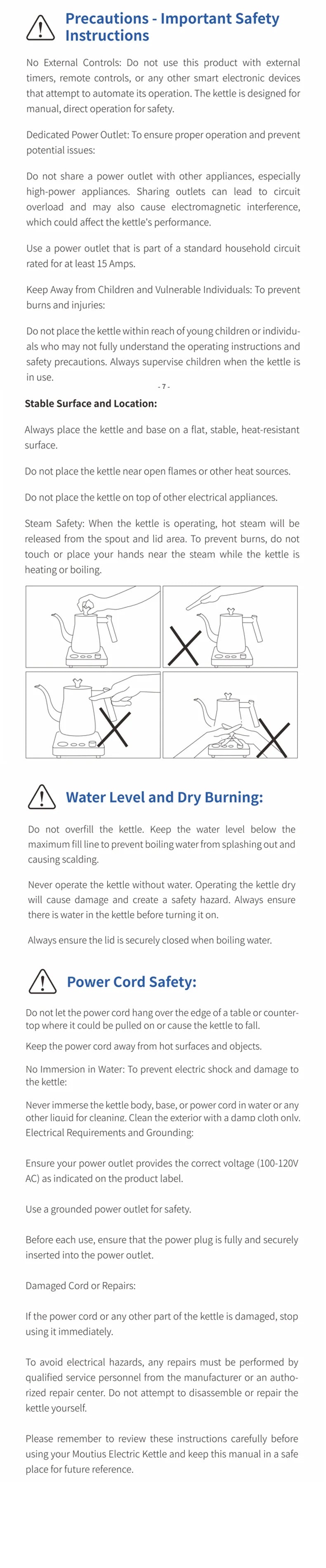 Bouilloire Électrique Intelligente 1000ml - Contrôle Température