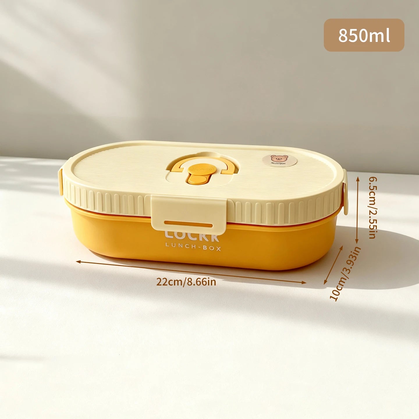 Boîte à Lunch Isolée en Acier Inoxydable 304 - Ovale Anti-fuite