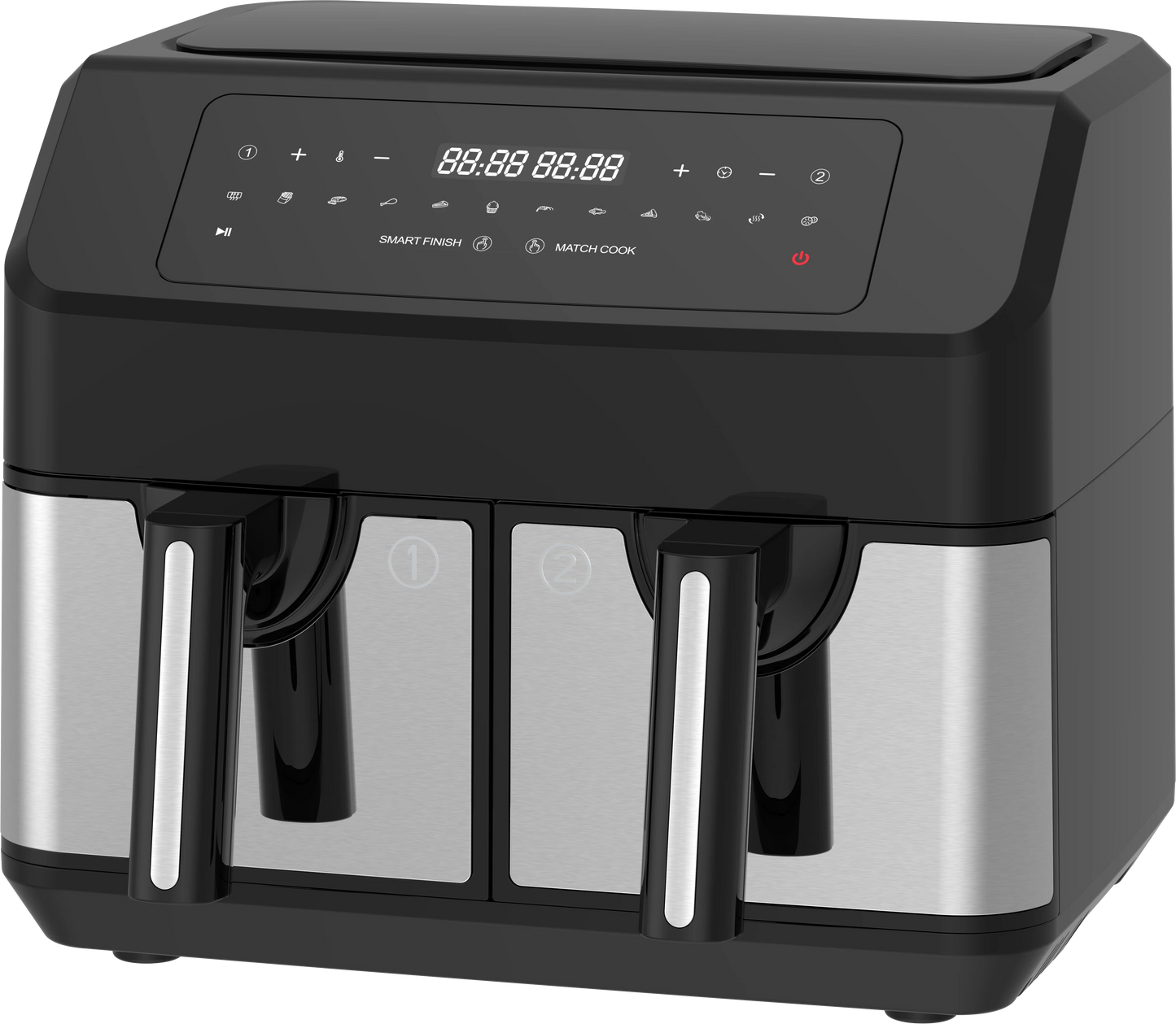 Friteuse à Air Intelligente sans fumée à écran tactile numérique - Chauffage rapide