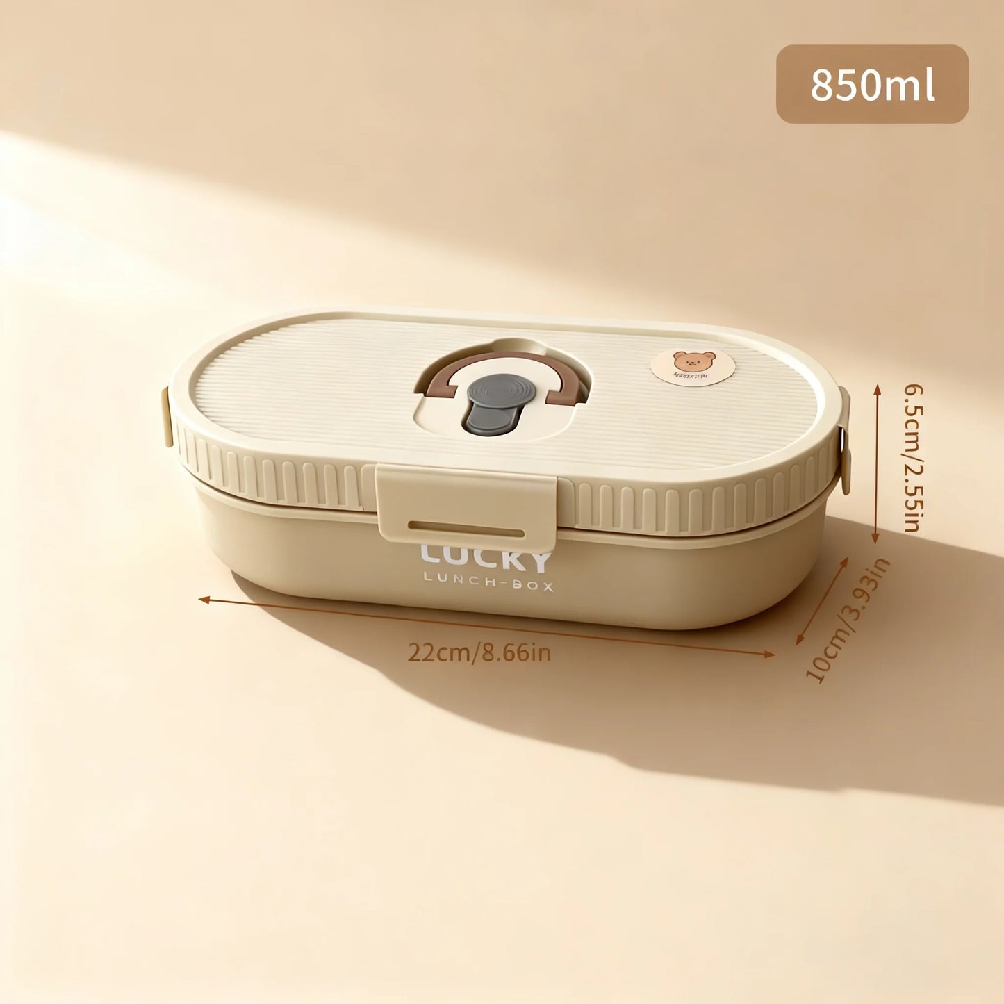 Boîte à Lunch Isolée en Acier Inoxydable 304 - Ovale Anti-fuite