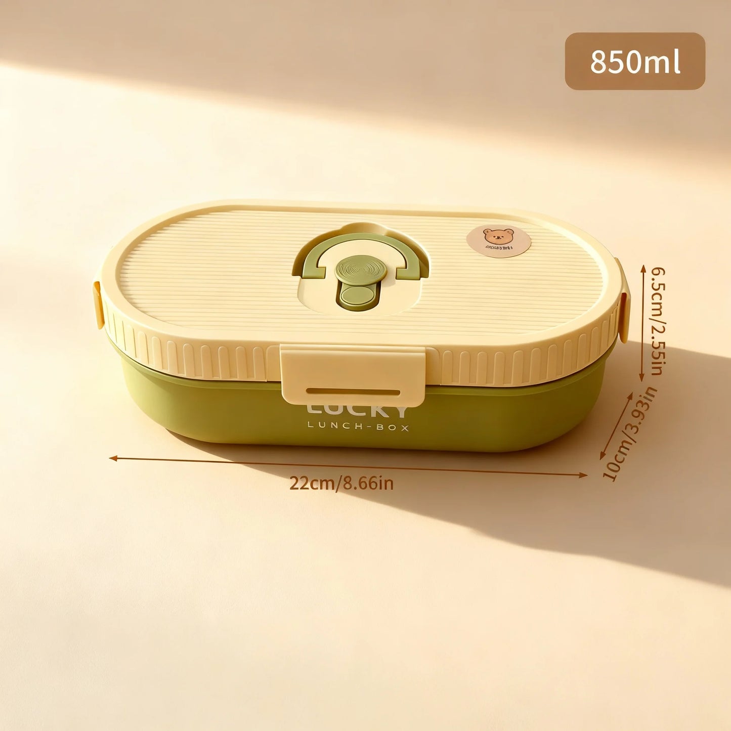 Boîte à Lunch Isolée en Acier Inoxydable 304 - Ovale Anti-fuite