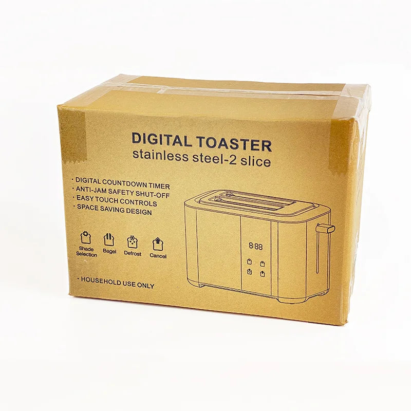 Grille-Pain en Acier Inoxydable - Tactile et Compact