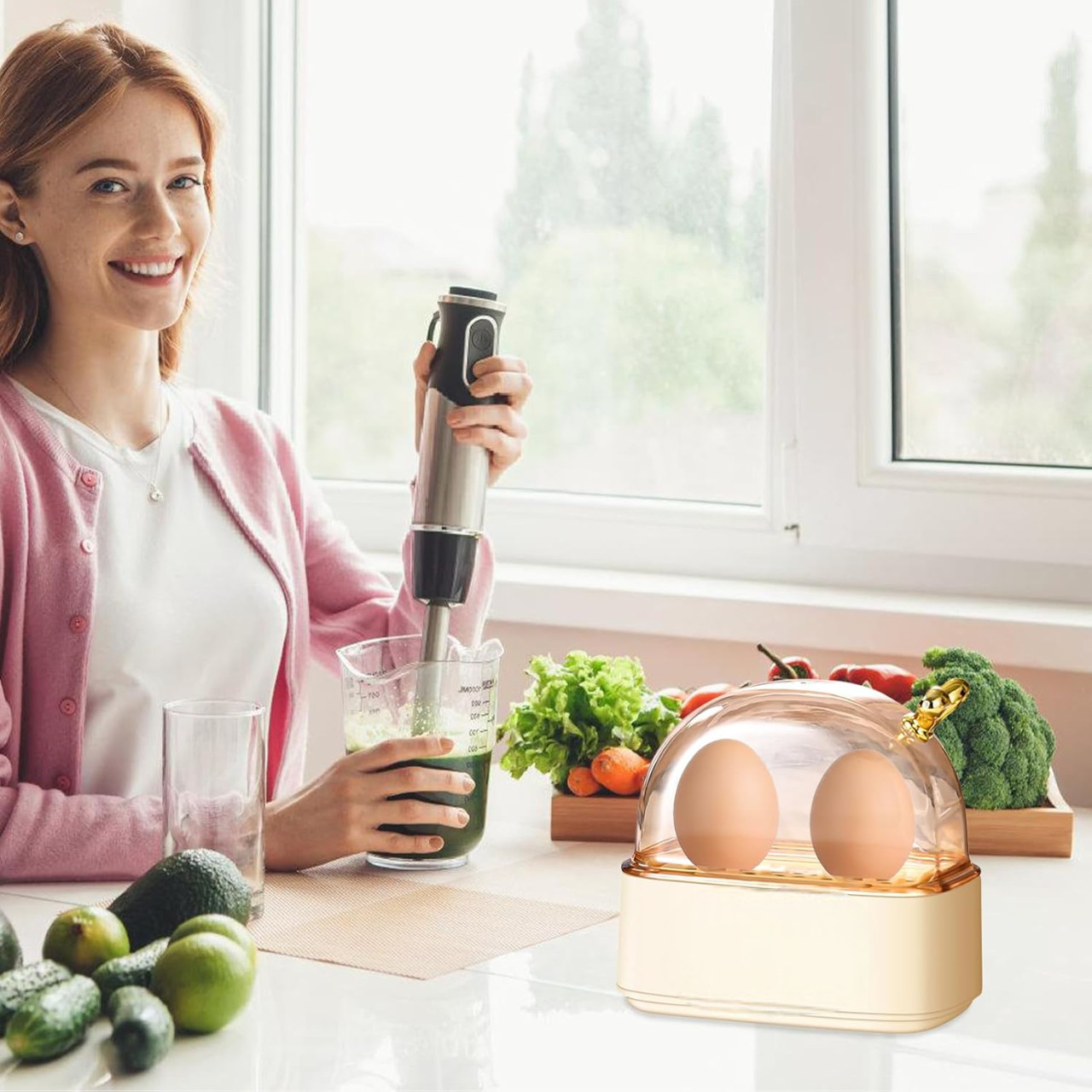 Cuiseur à Oeufs - ElectricEggBoiler™ - Beige